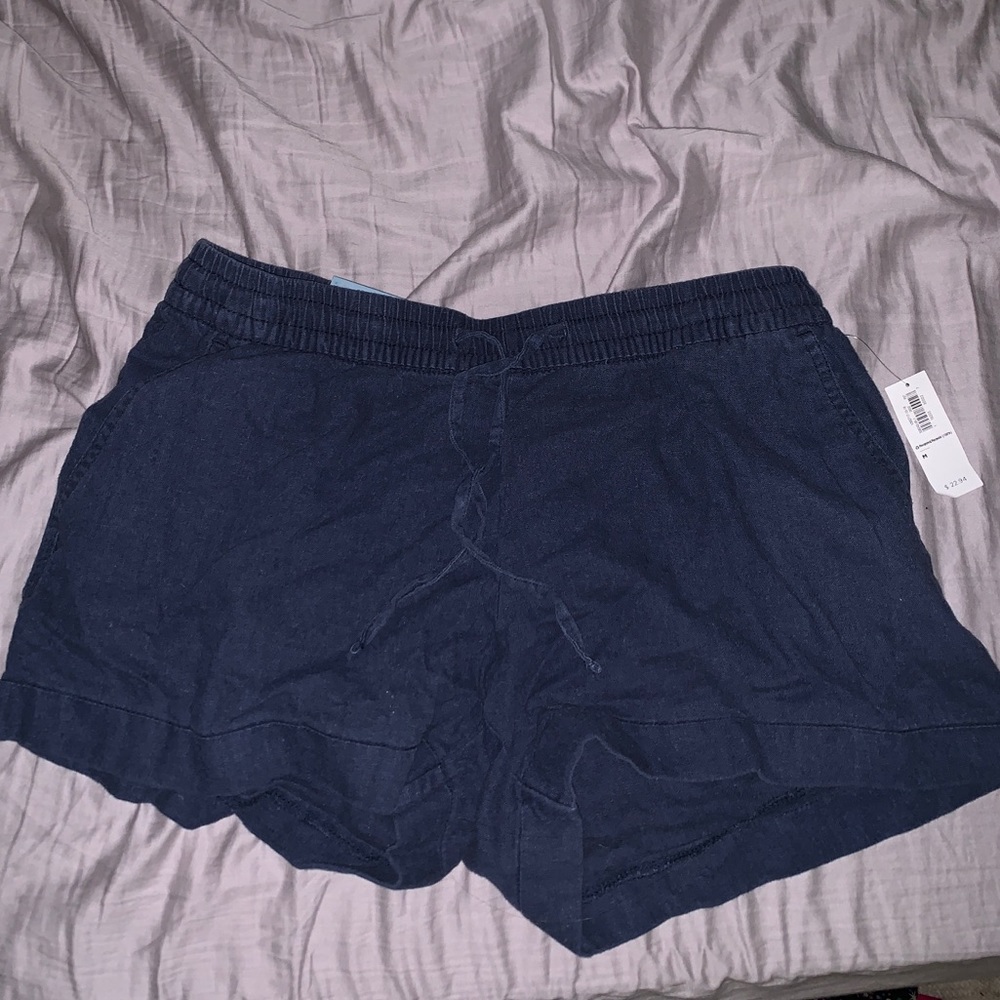 Navy Blue loose shorts